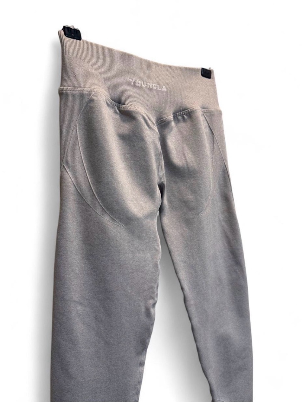 YoungLA W233 Curve Seamless Leggings - Grey - Size Small